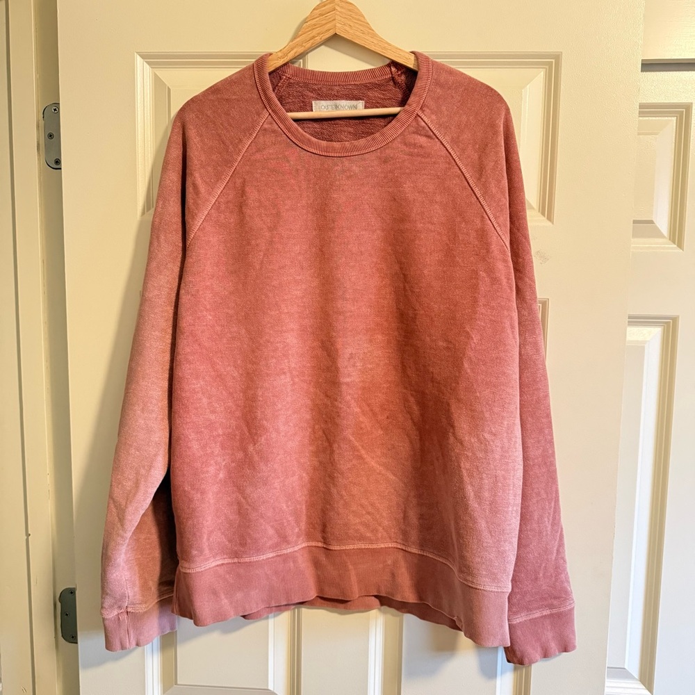 Outerknown Men's Crewneck Sweater in Burnt Orange